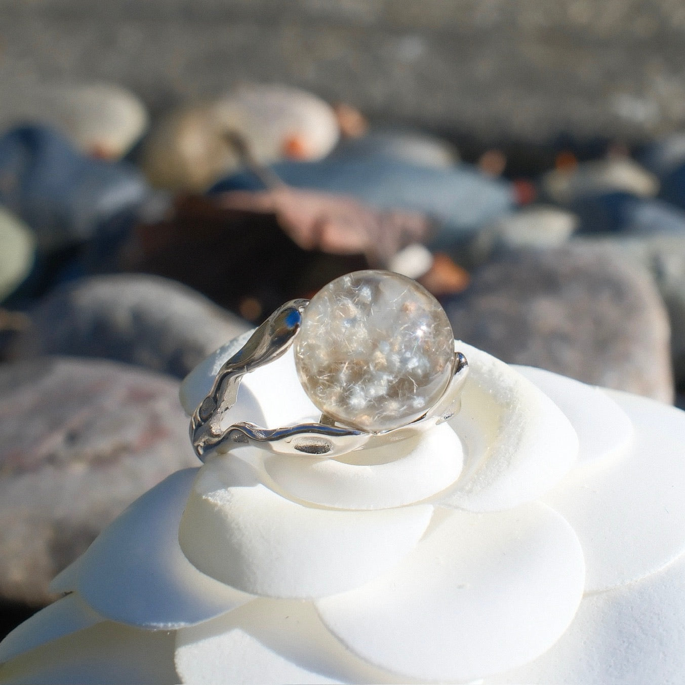 Special Rutilated Quartz Ring