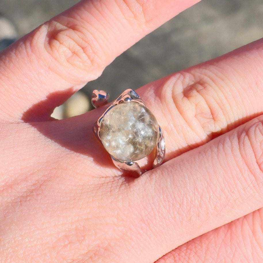Special Rutilated Quartz Ring