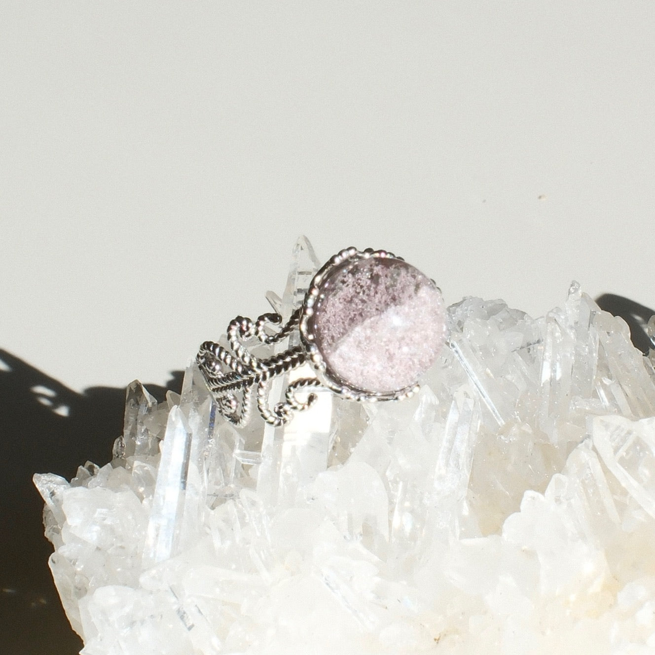 Natural Lavender Phantom Quartz