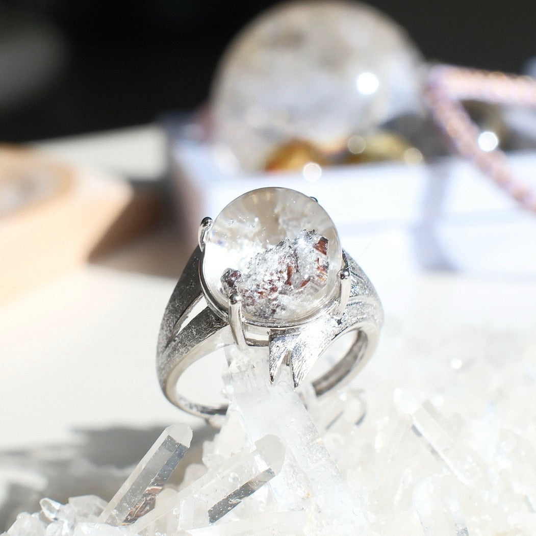 Rutilated Quartz Ring