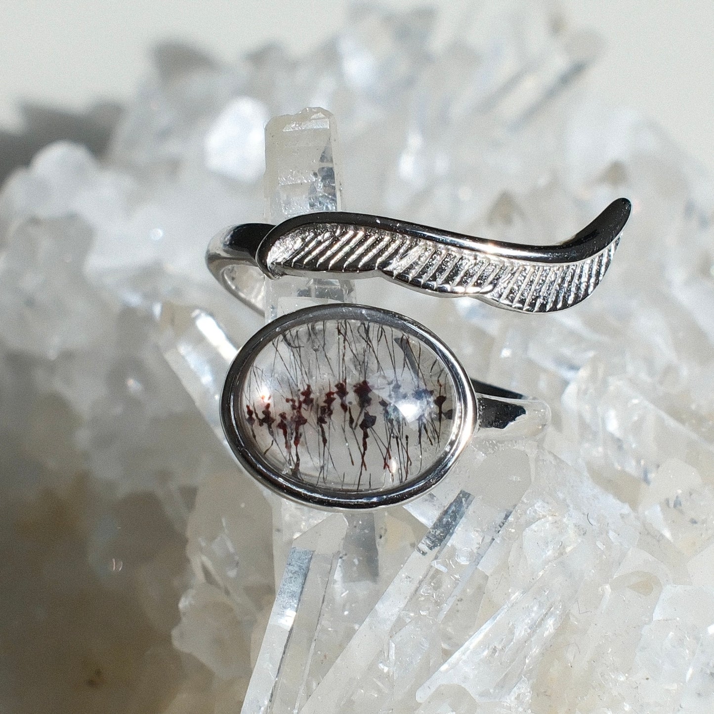 Super Seven Quartz Ring