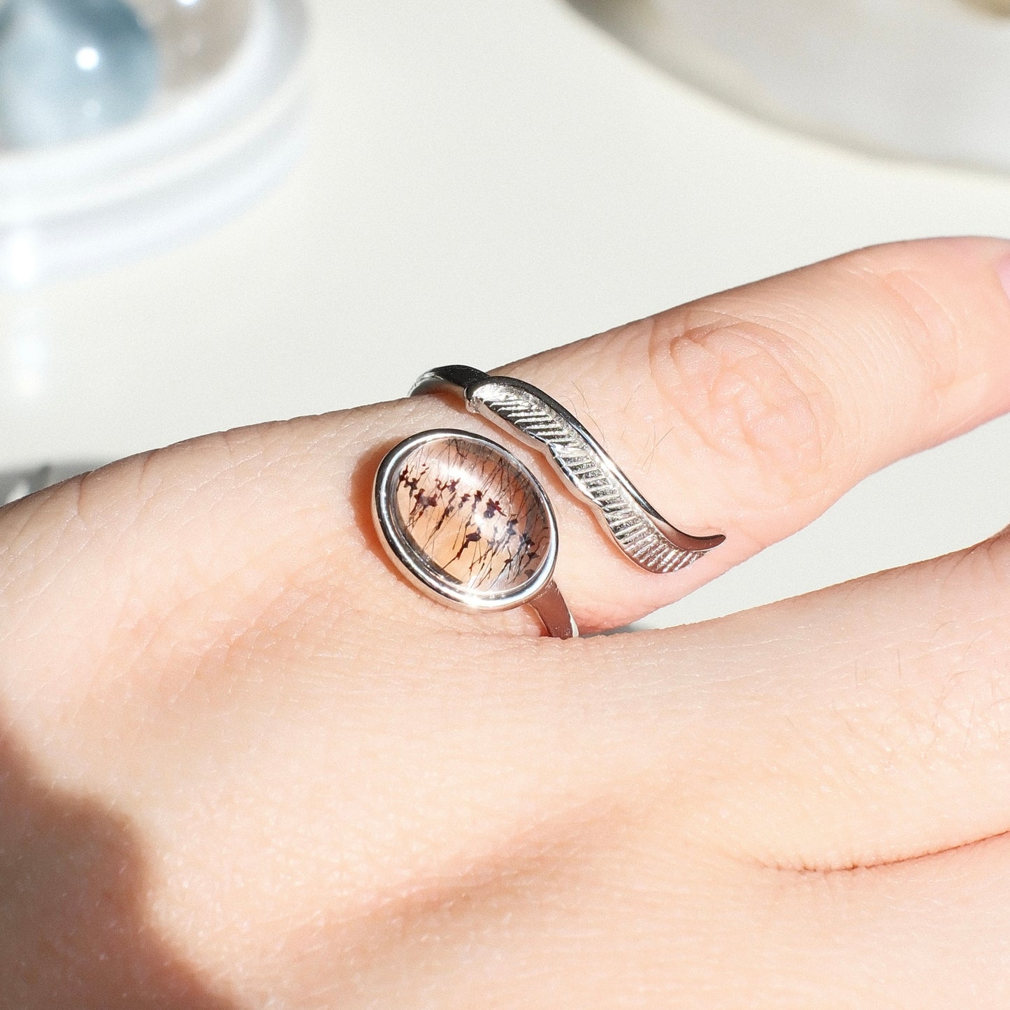 Super Seven Quartz Ring