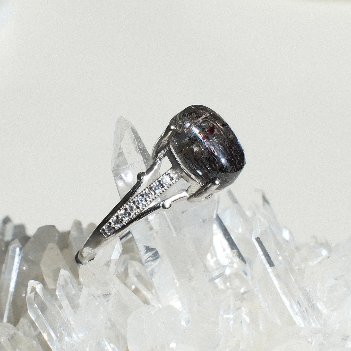 Super Seven Quartz Ring