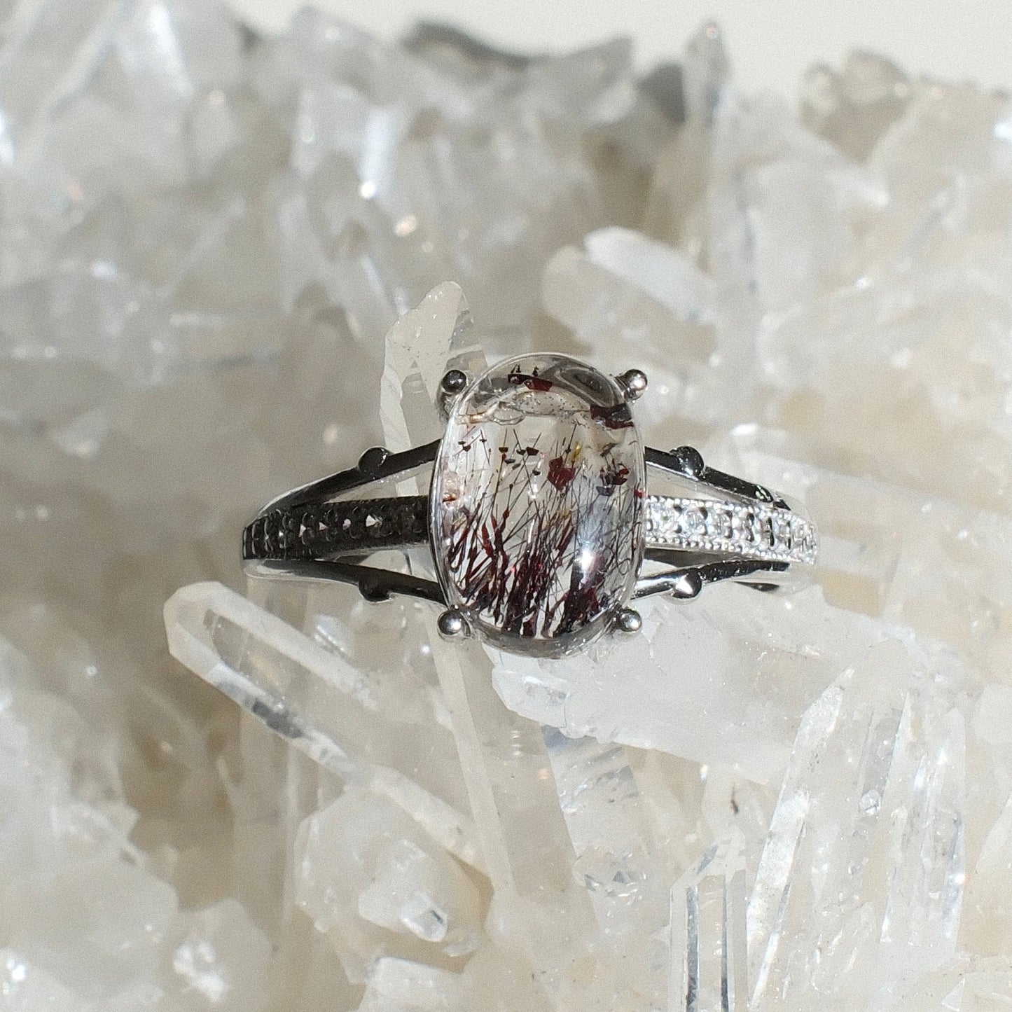Super Seven Quartz Ring