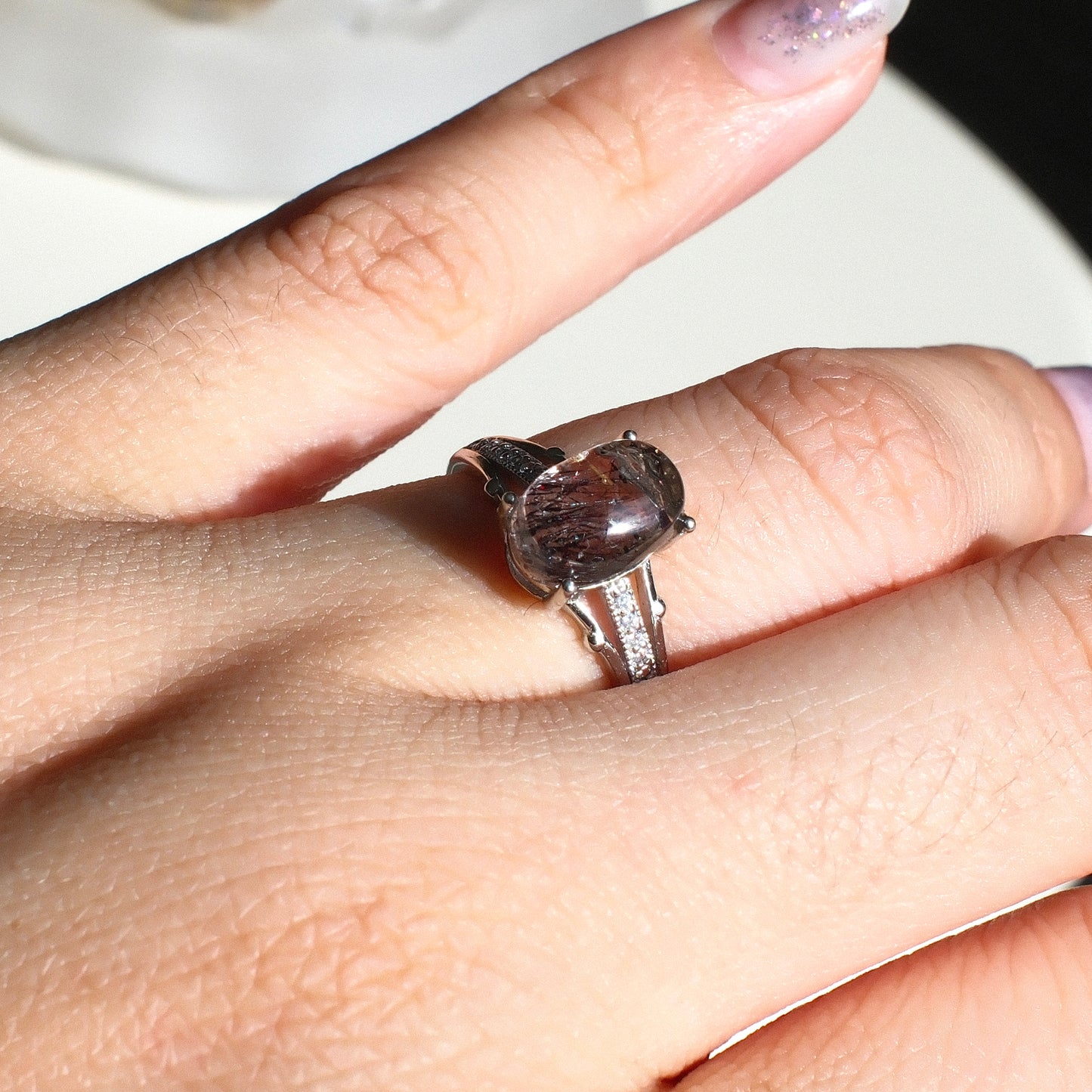 Super Seven Quartz Ring
