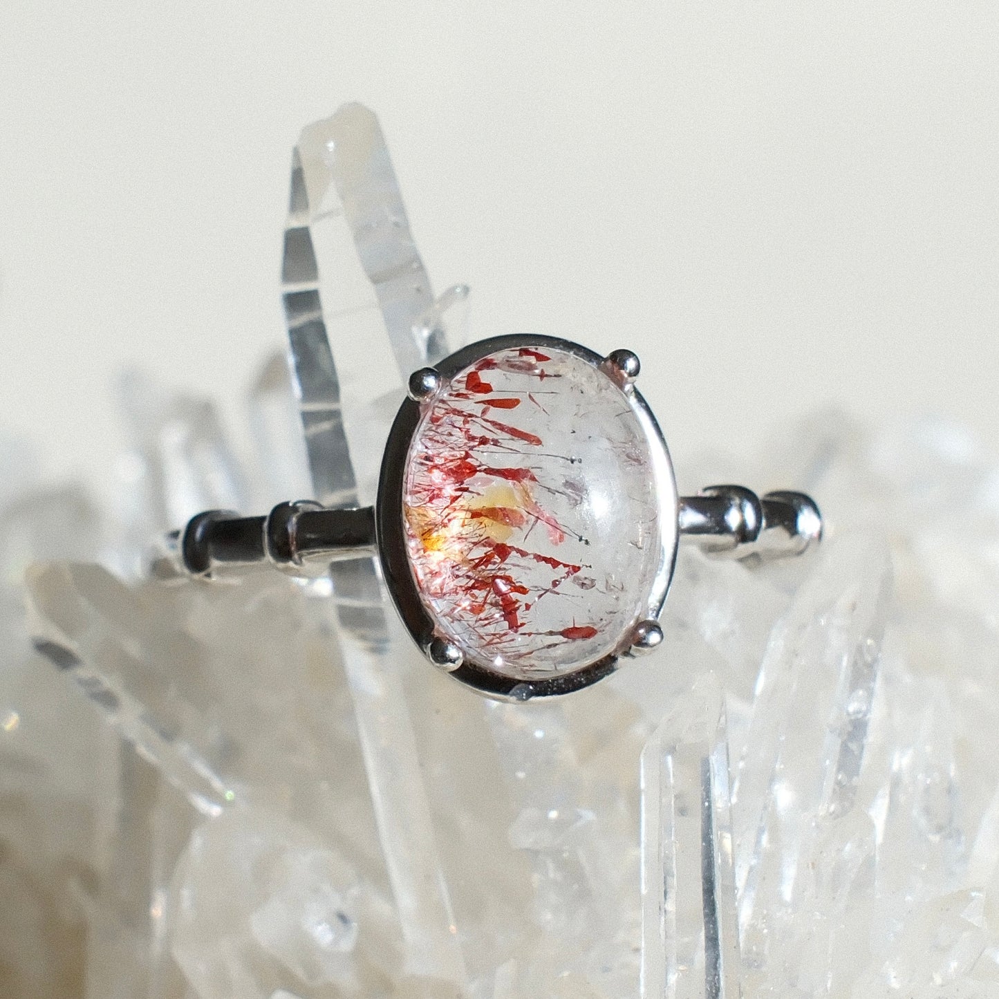 Super Seven Quartz Ring