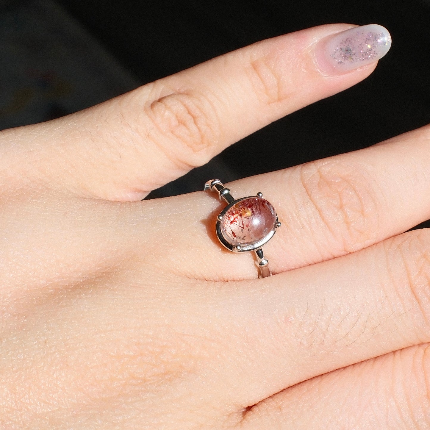 Super Seven Quartz Ring