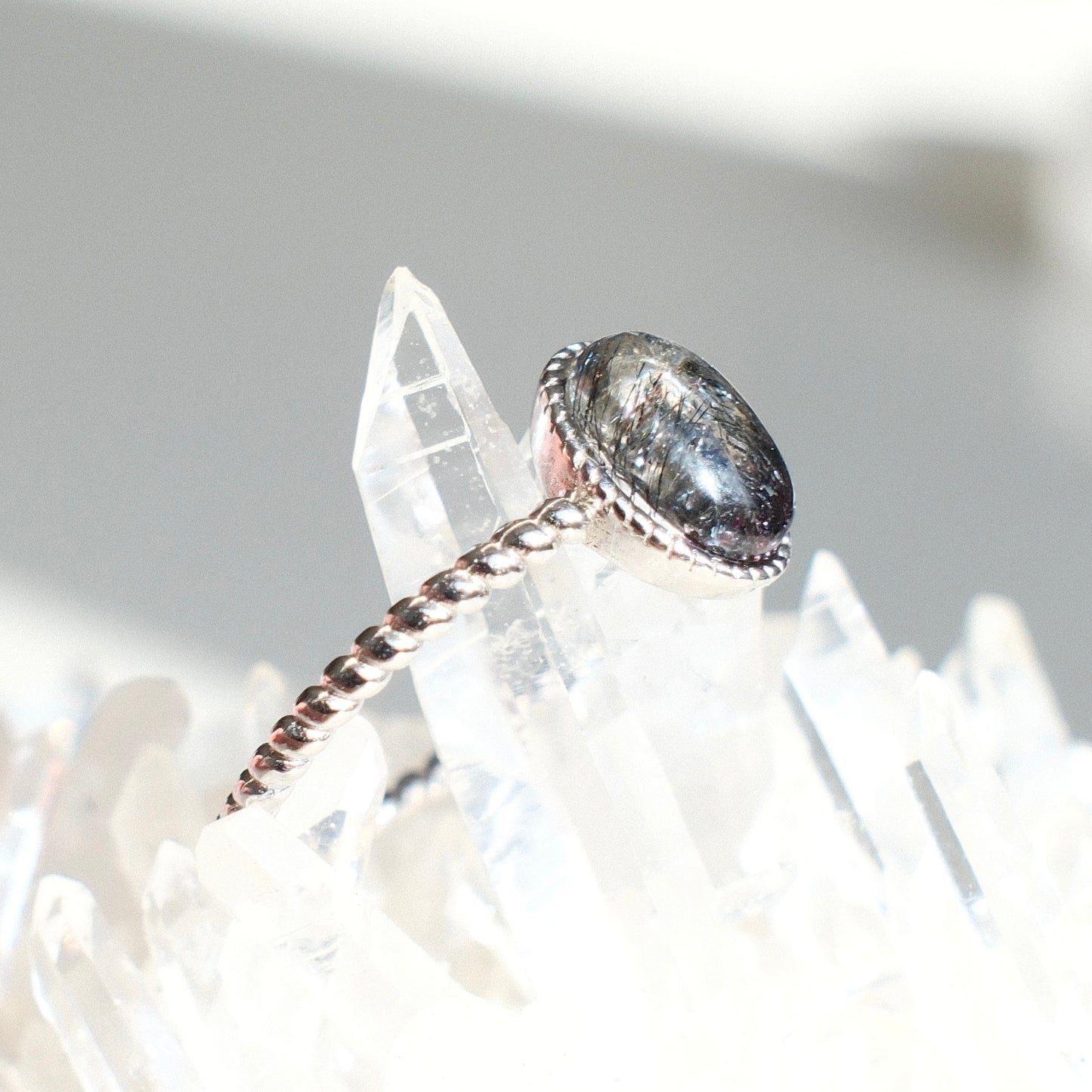 Super Seven Quartz Ring