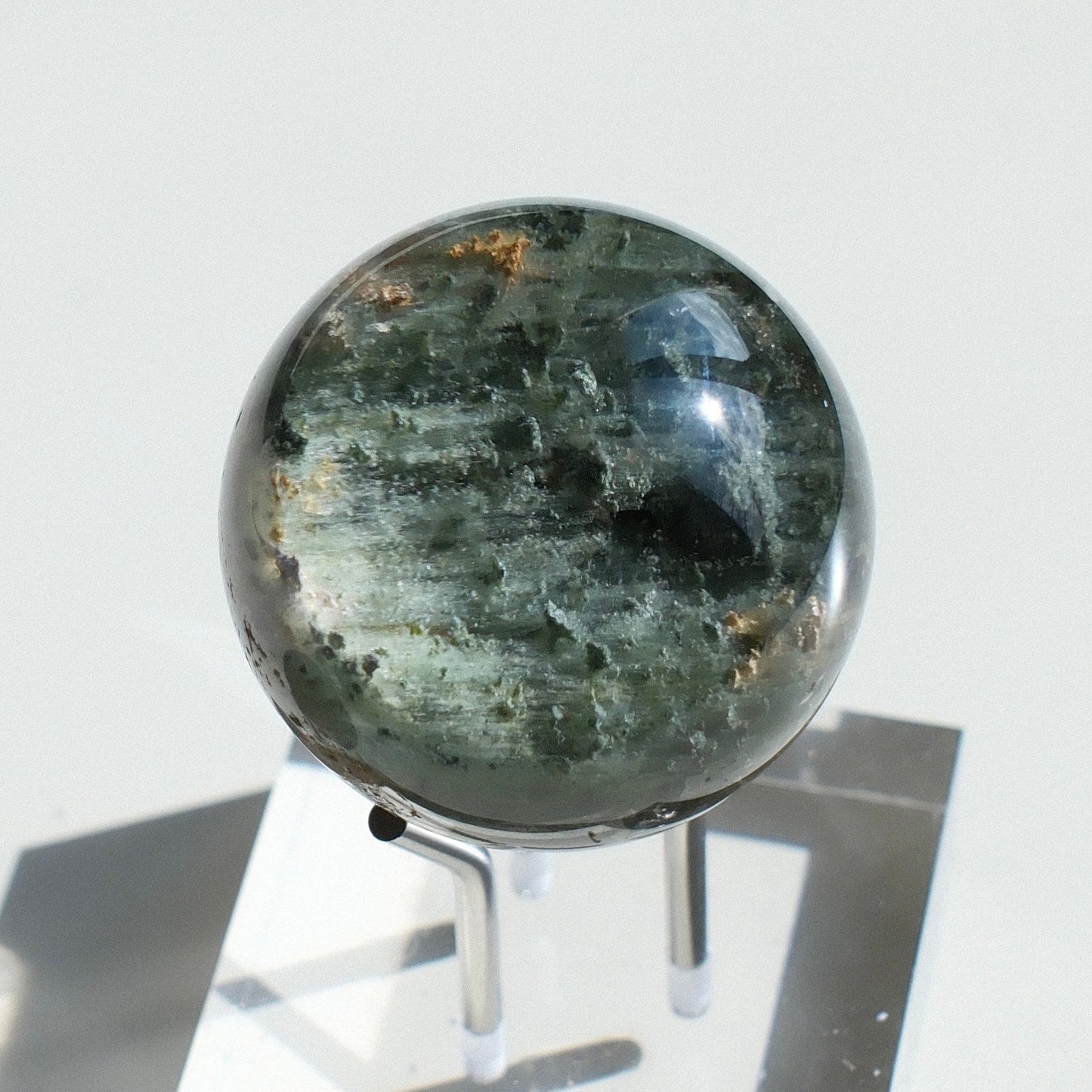 Green Phantom Quartz Sphere