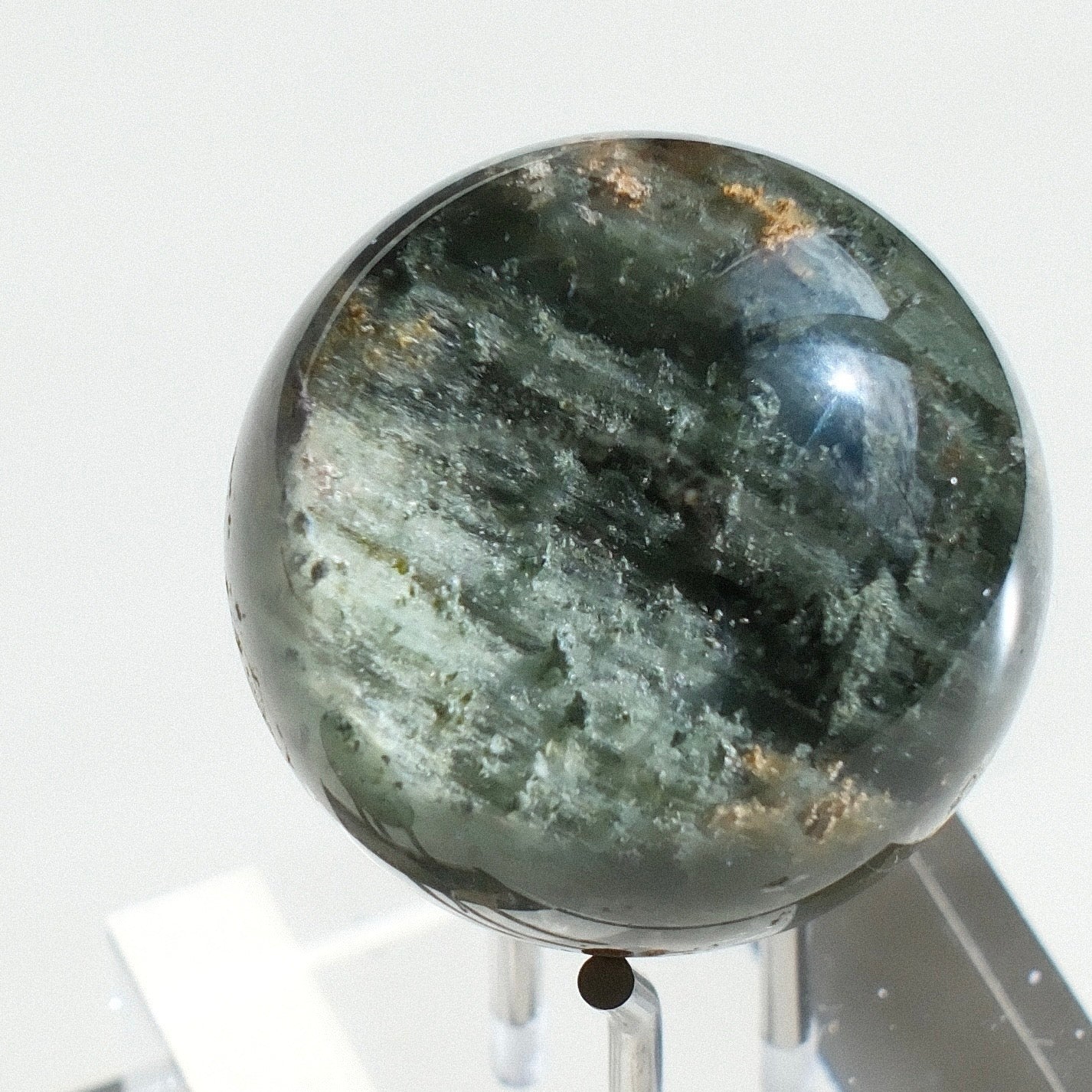 Green Phantom Quartz Sphere