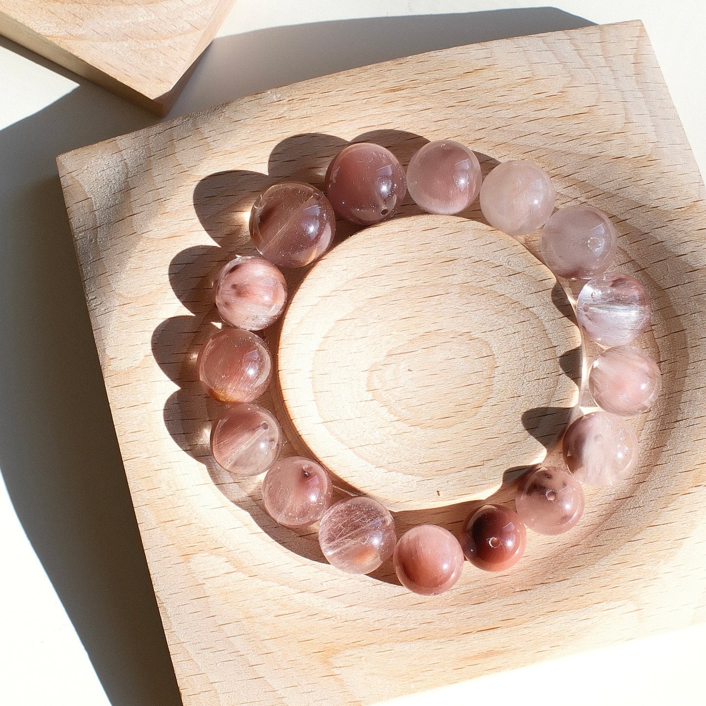 Purple Rutiled Quartz Bracelet