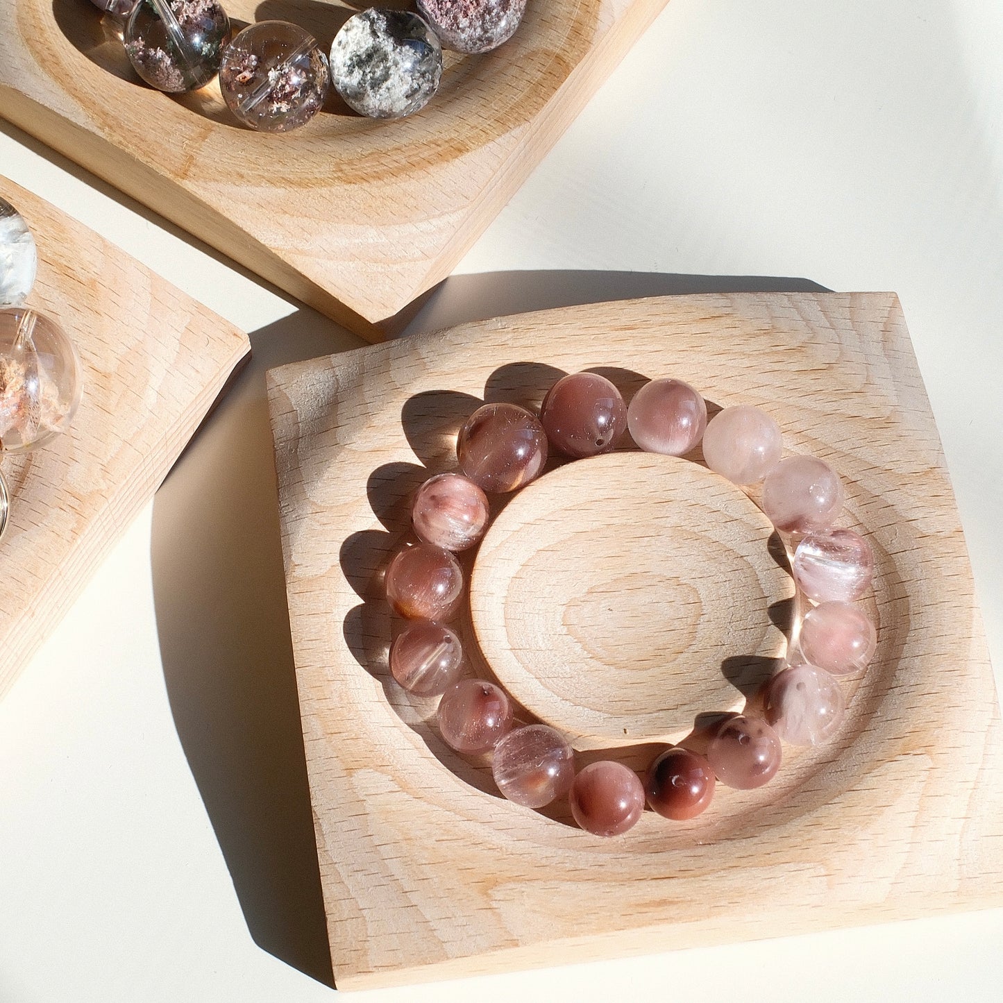 Purple Rutiled Quartz Bracelet