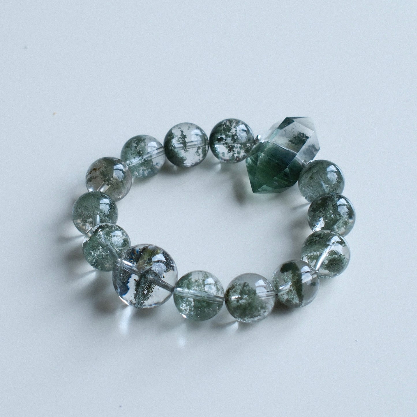 Green Phantom Quartz Bracelet