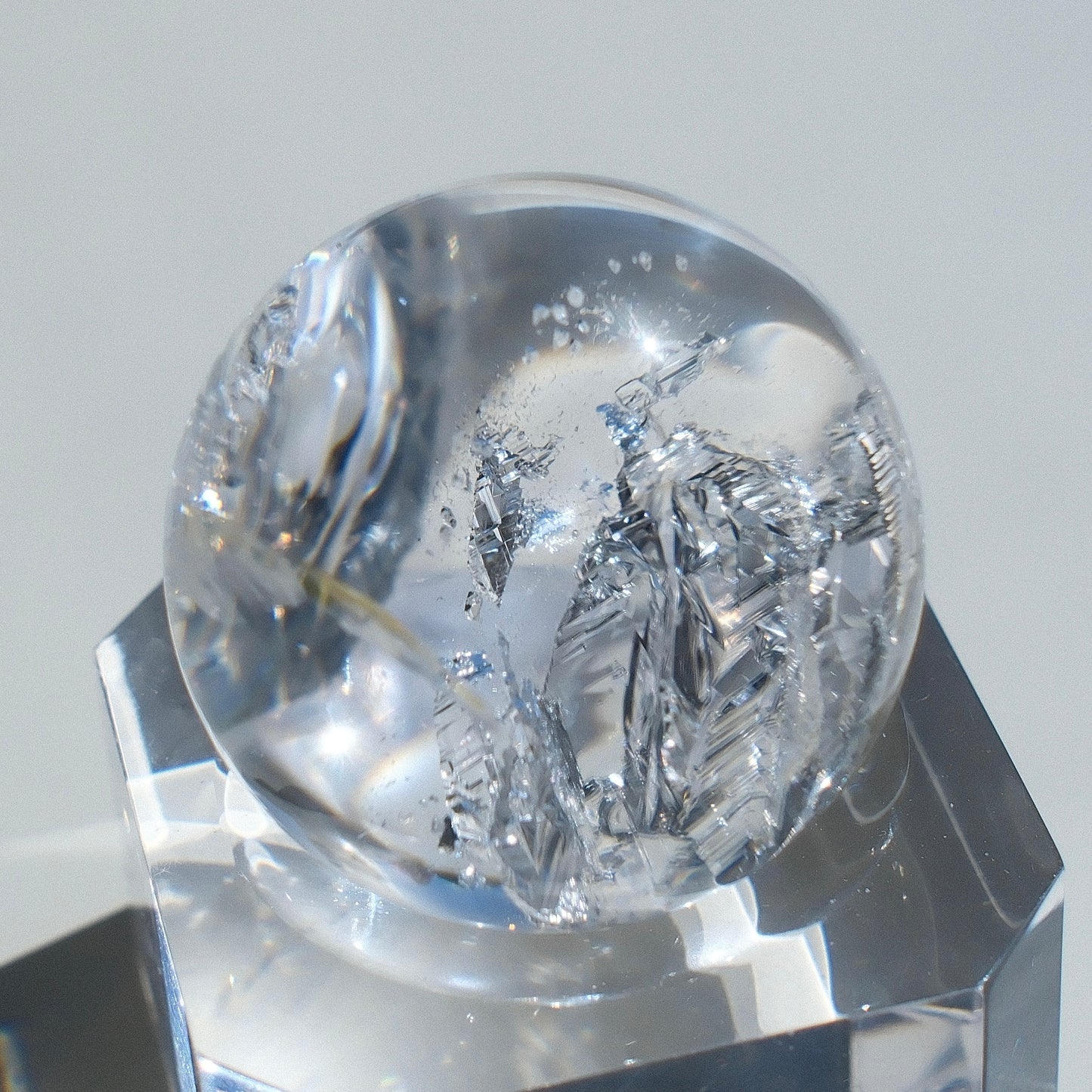 Enhydro Quartz Sphere