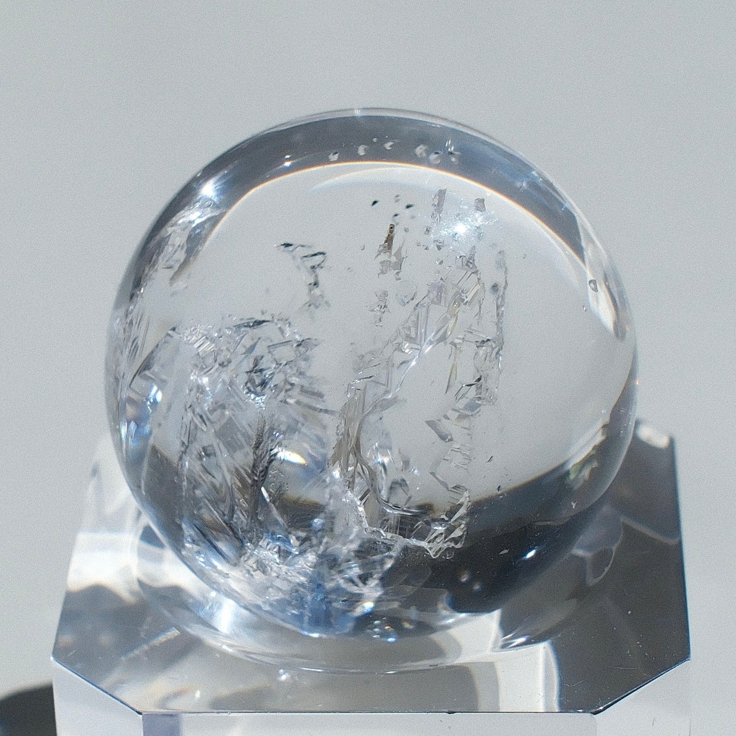 Enhydro Quartz Sphere