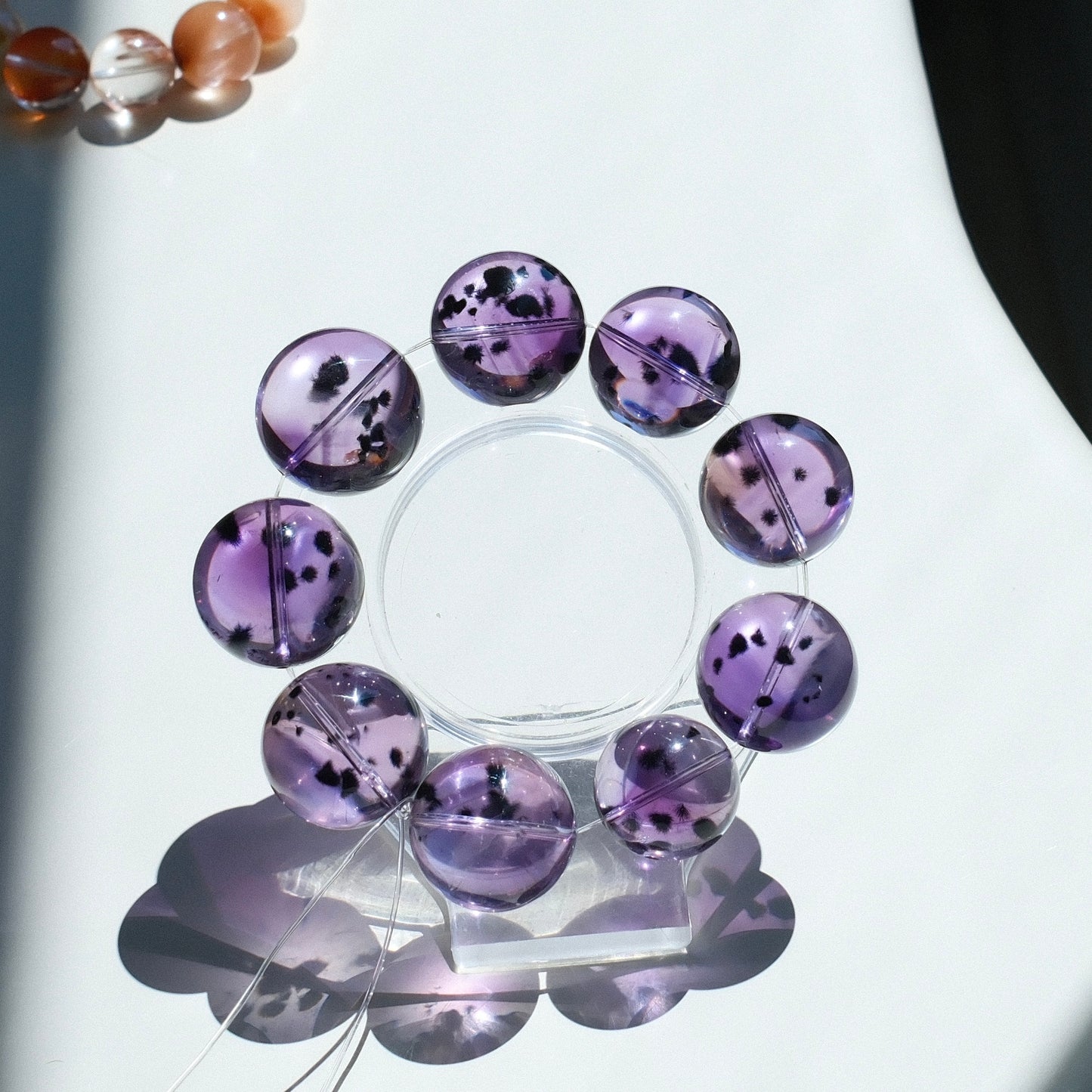 Amethyst Urchin Quartz Bracelet