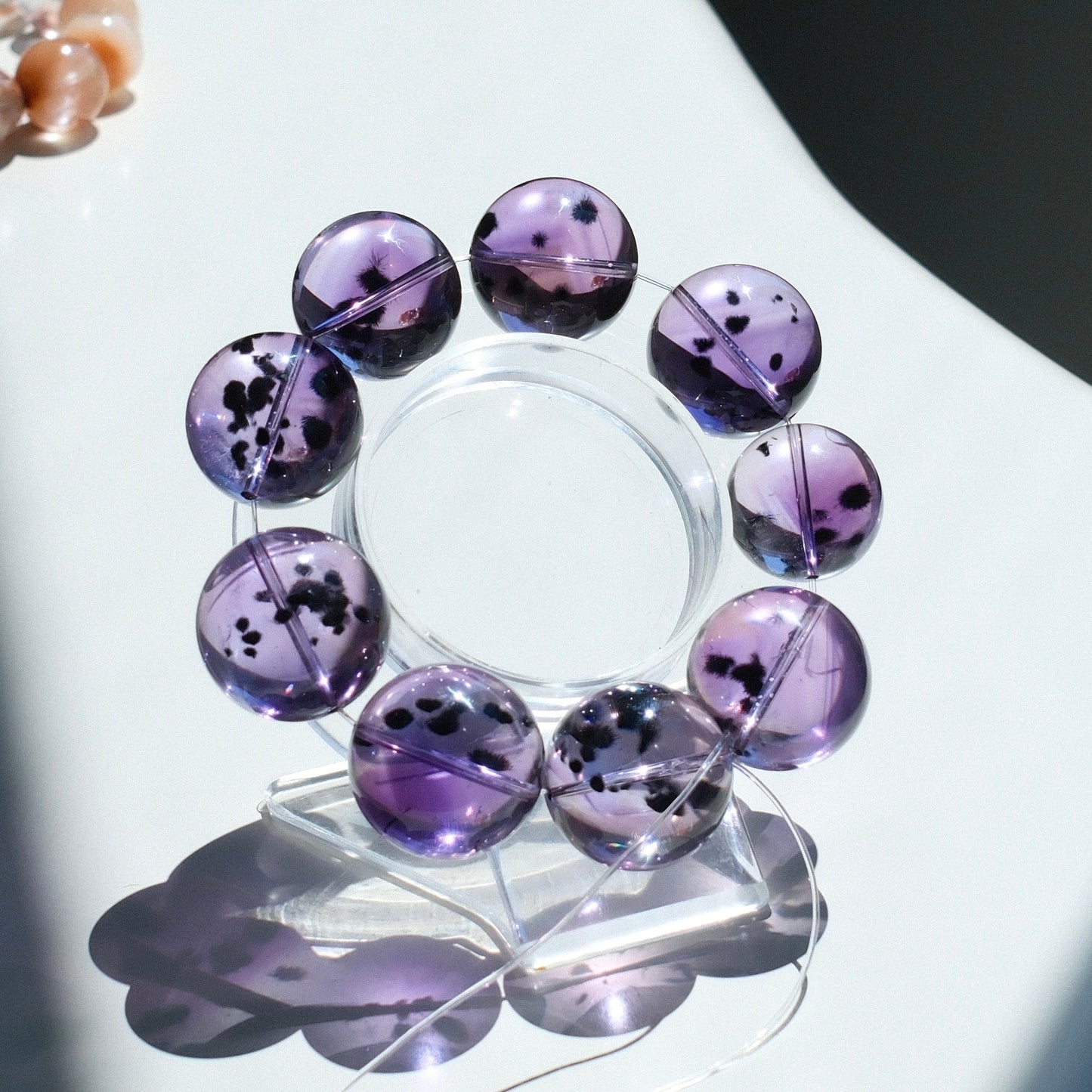 Amethyst Urchin Quartz Bracelet