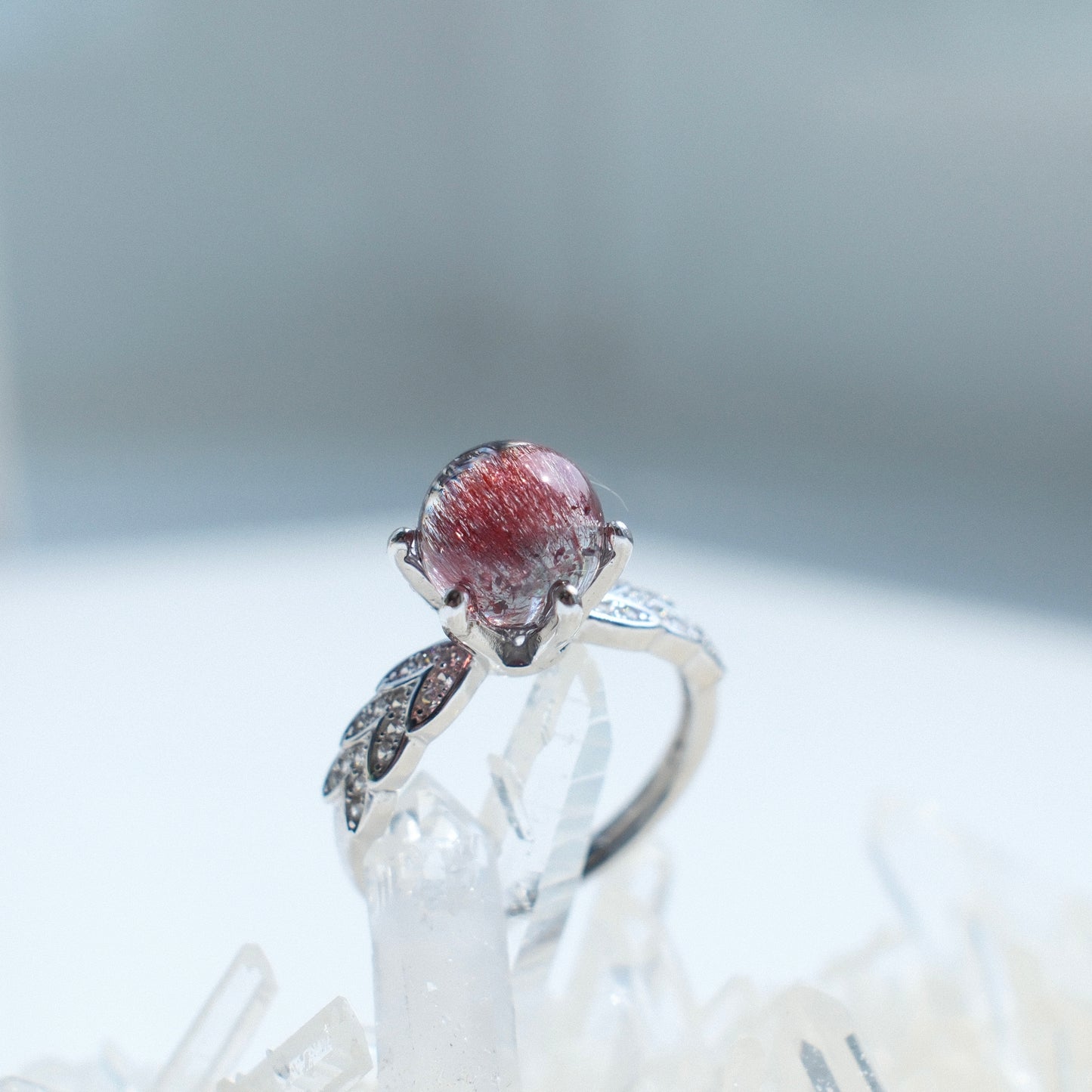 Super Seven Quartz Ring