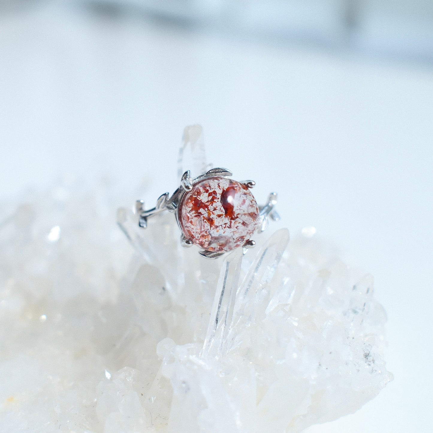 Super Seven Quartz Ring
