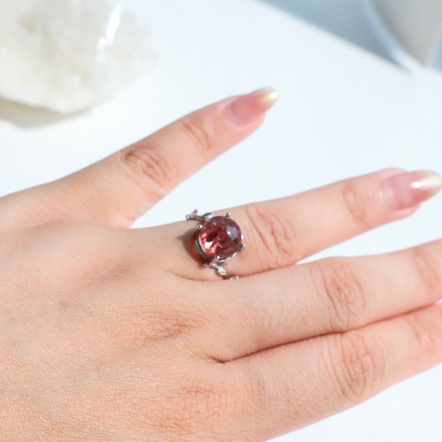 Super Seven Quartz Ring
