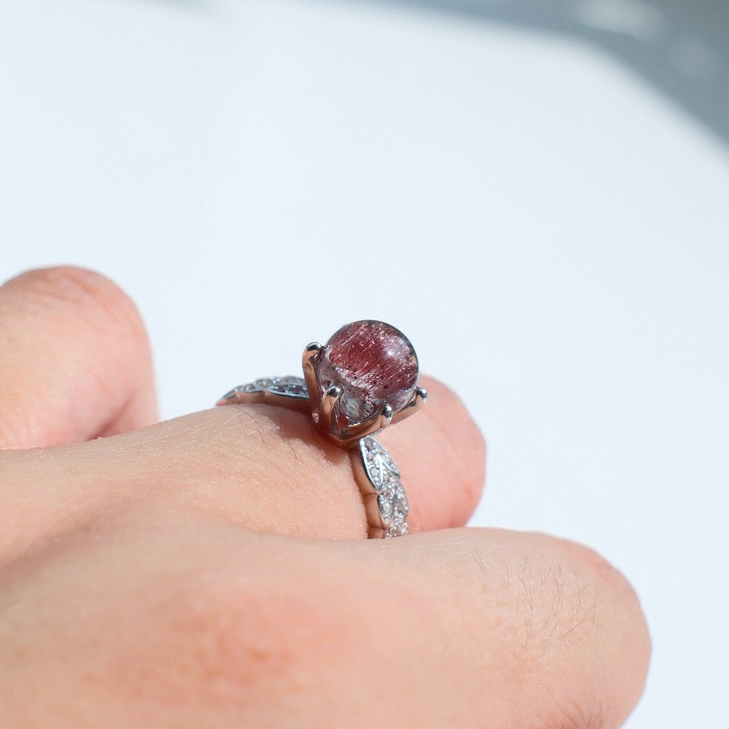 Super Seven Quartz Ring