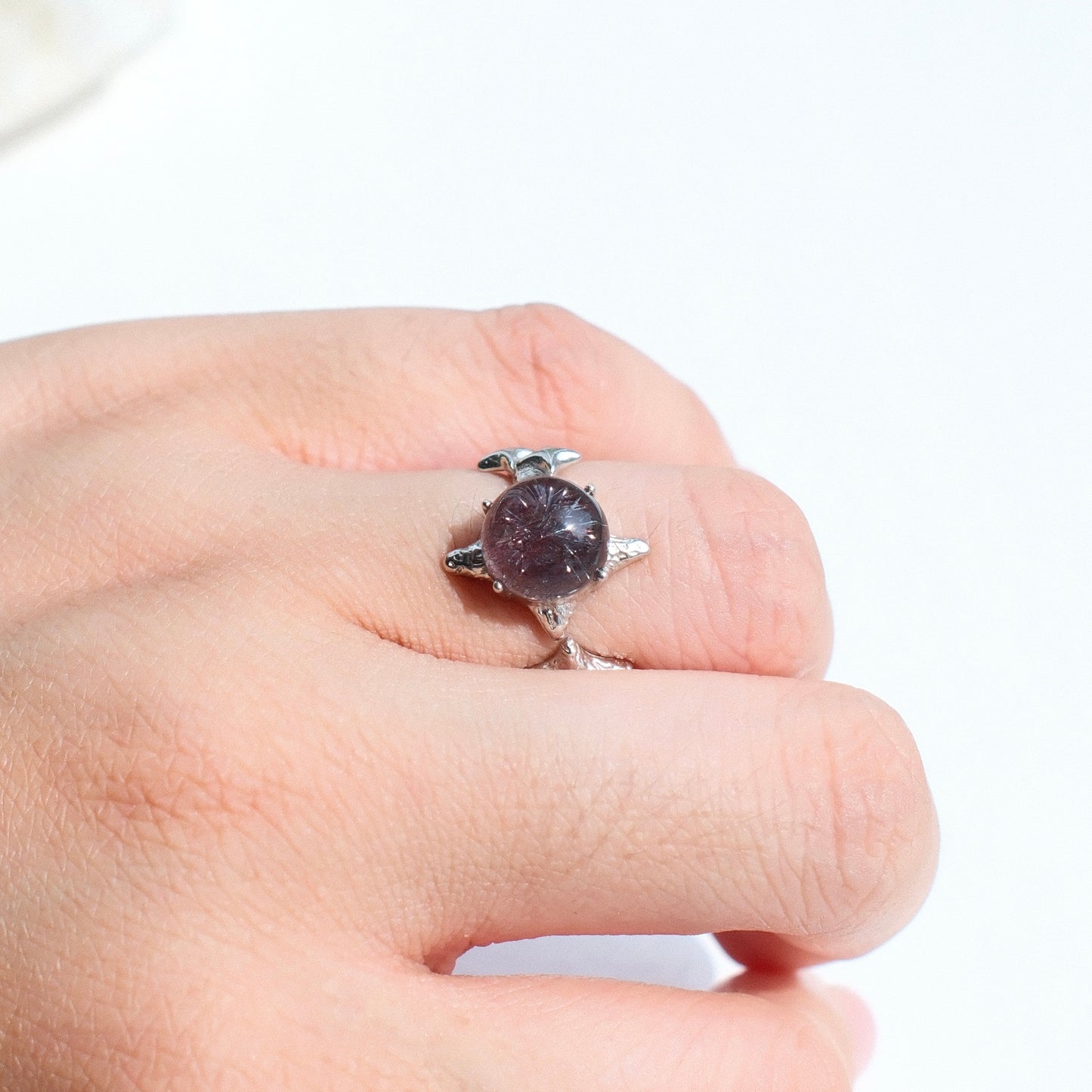 Super Seven Quartz Ring