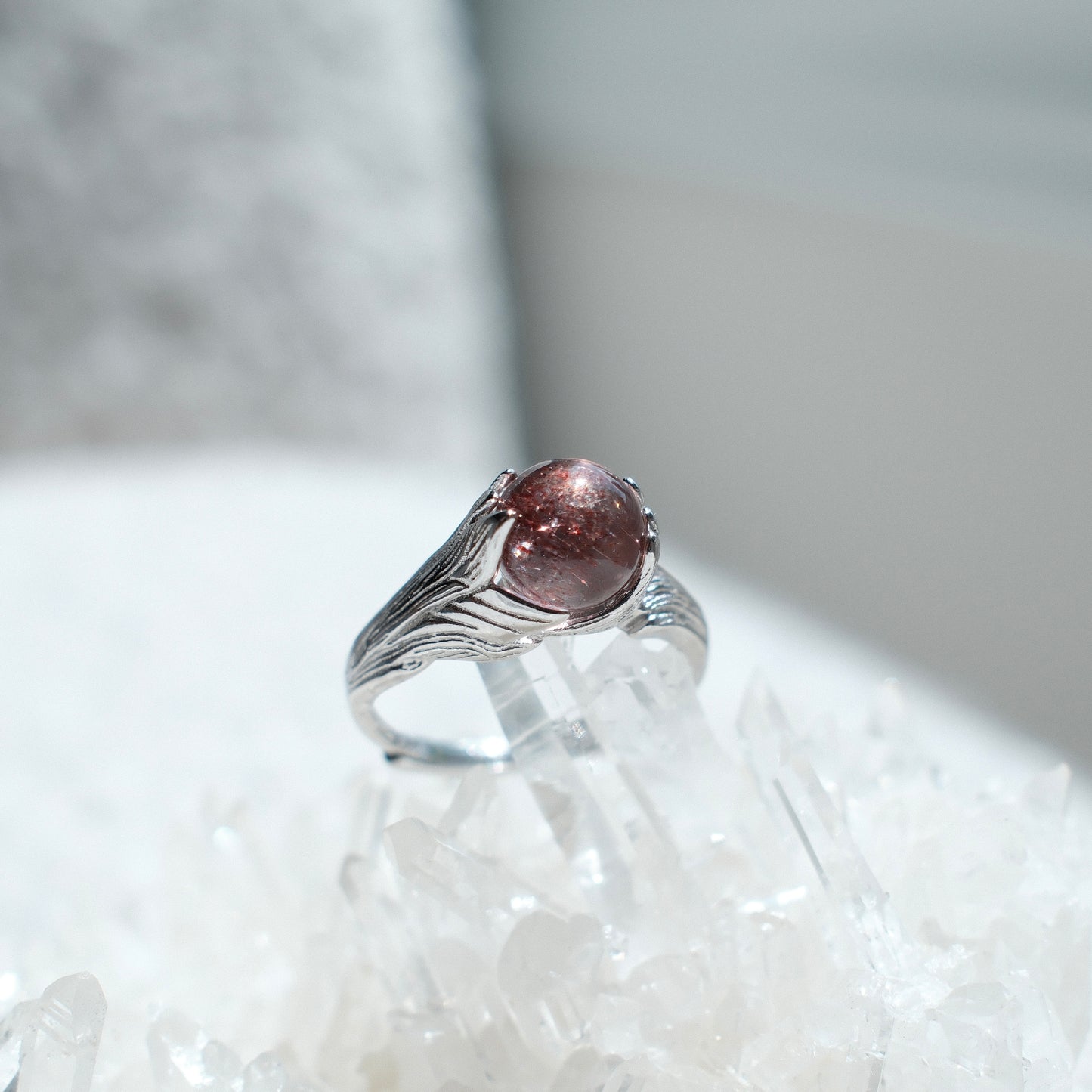 Super Seven Quartz Ring
