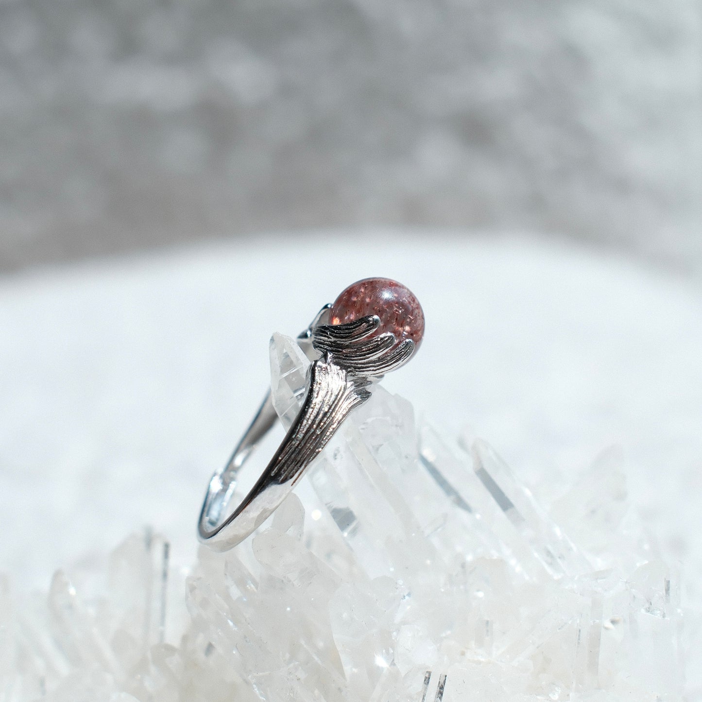 Super Seven Quartz Ring