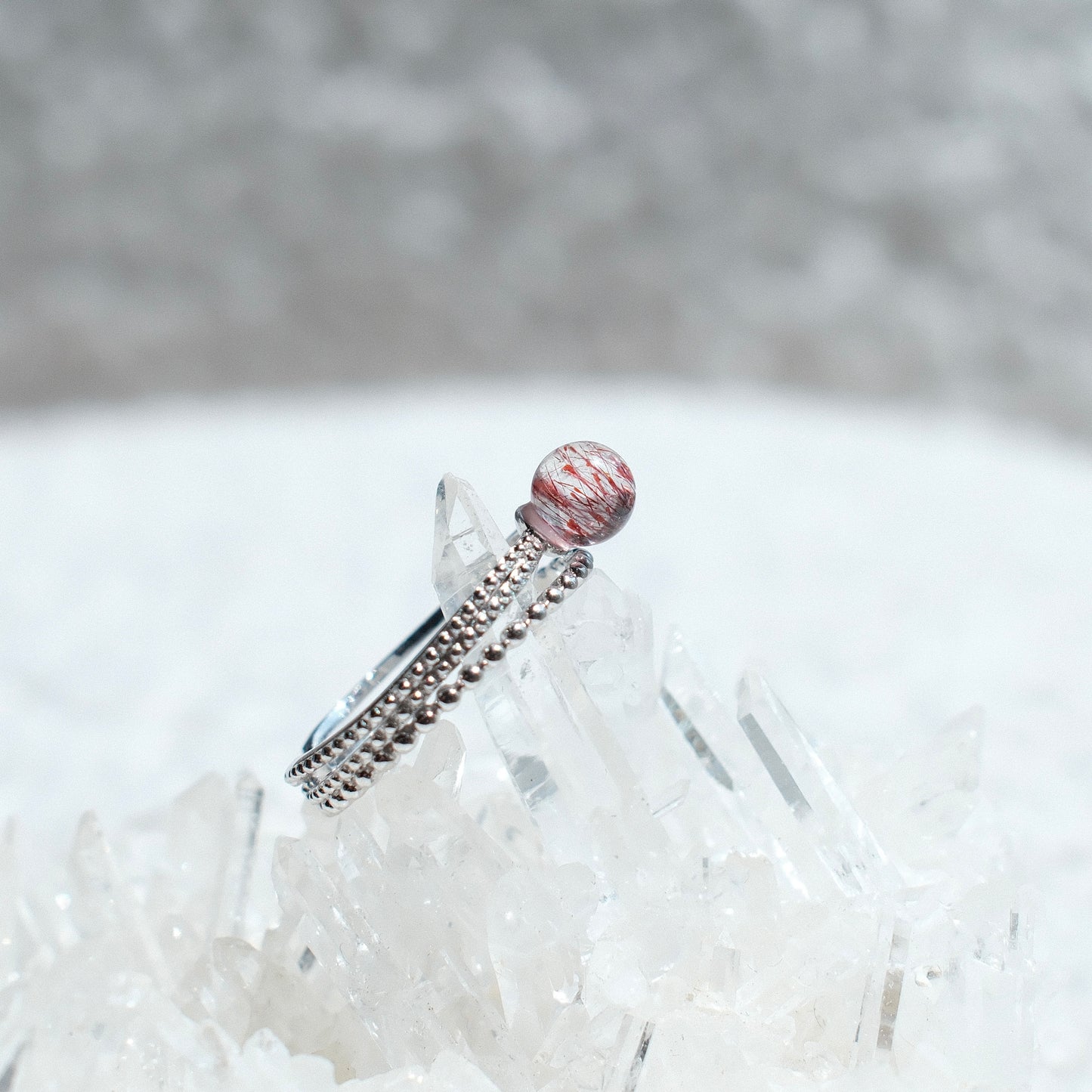 Super Seven Quartz Ring