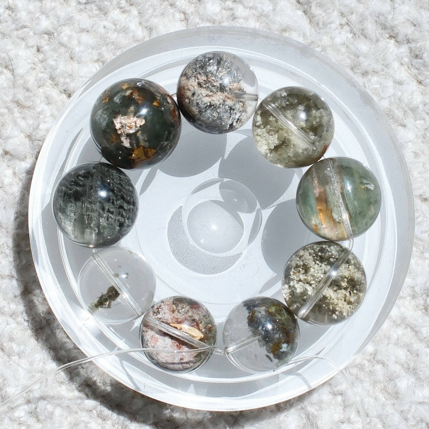 Green Phantom Quartz Bracelet