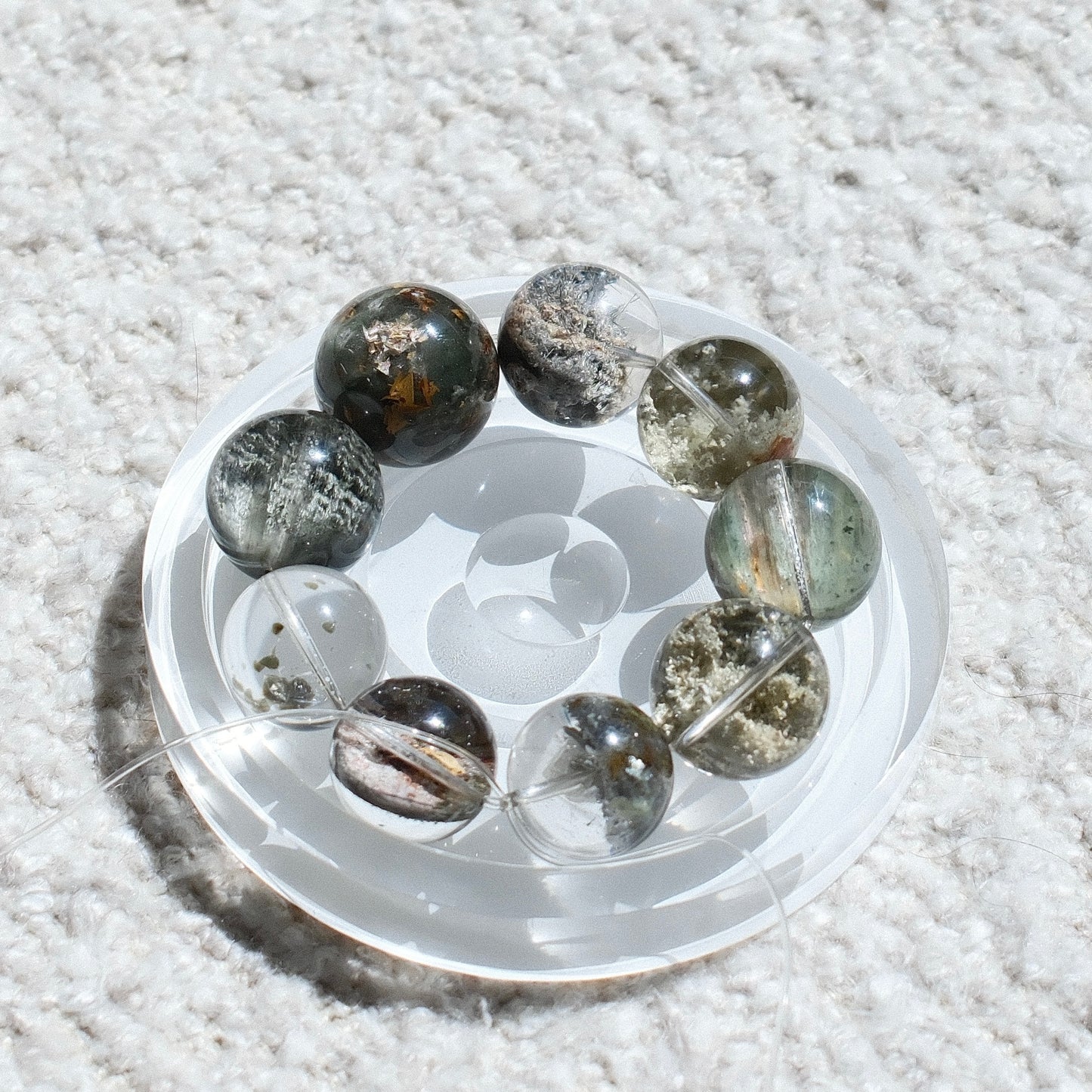 Green Phantom Quartz Bracelet