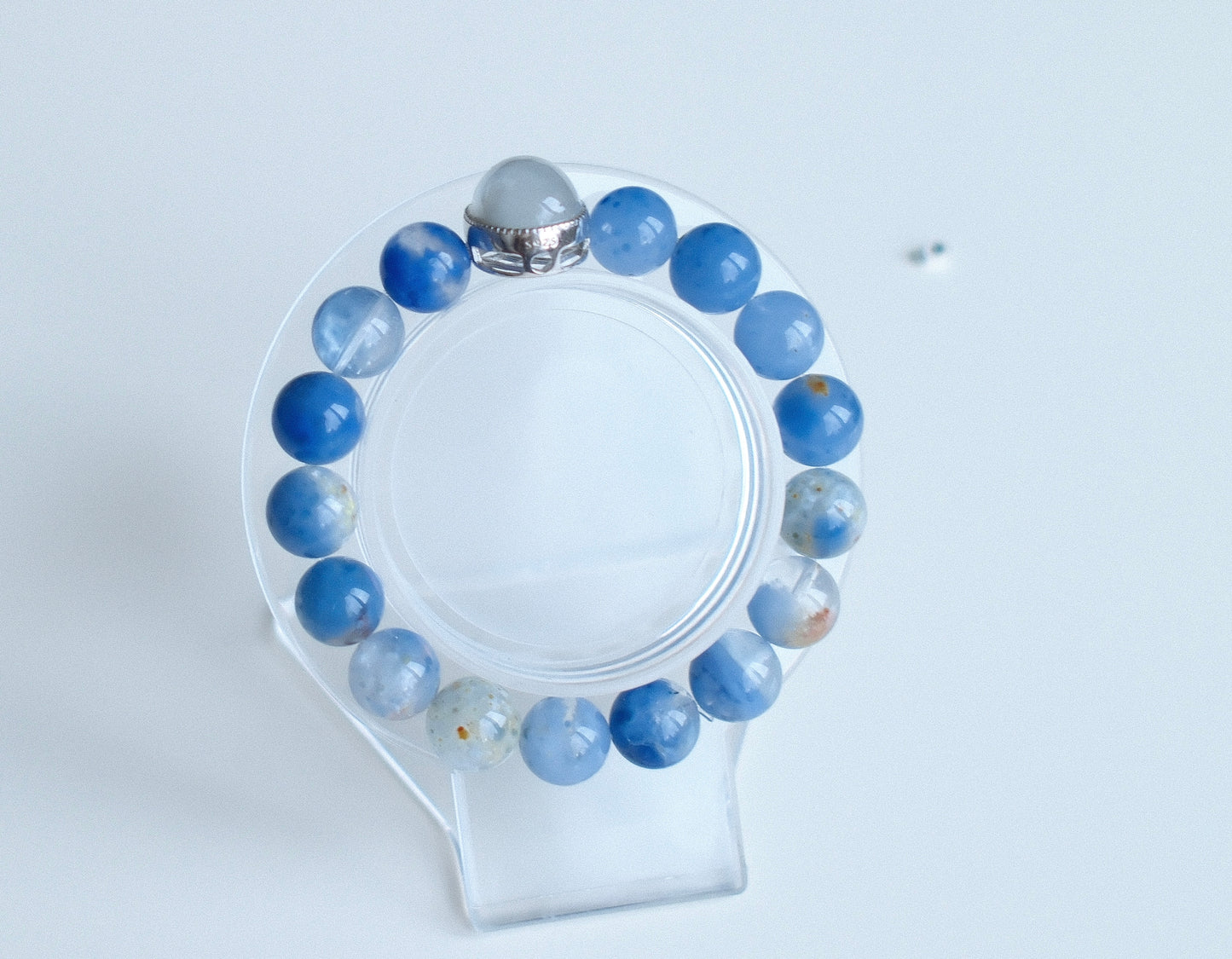 Special Natural Blue Rutilated Quartz Bracelet