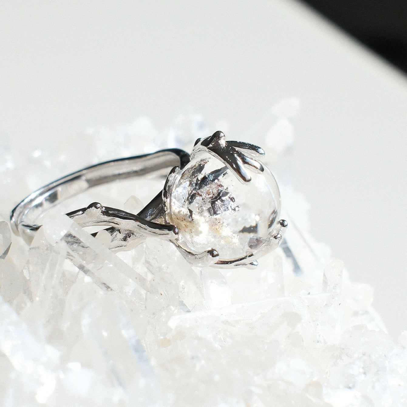 Rutilated Quartz Ring