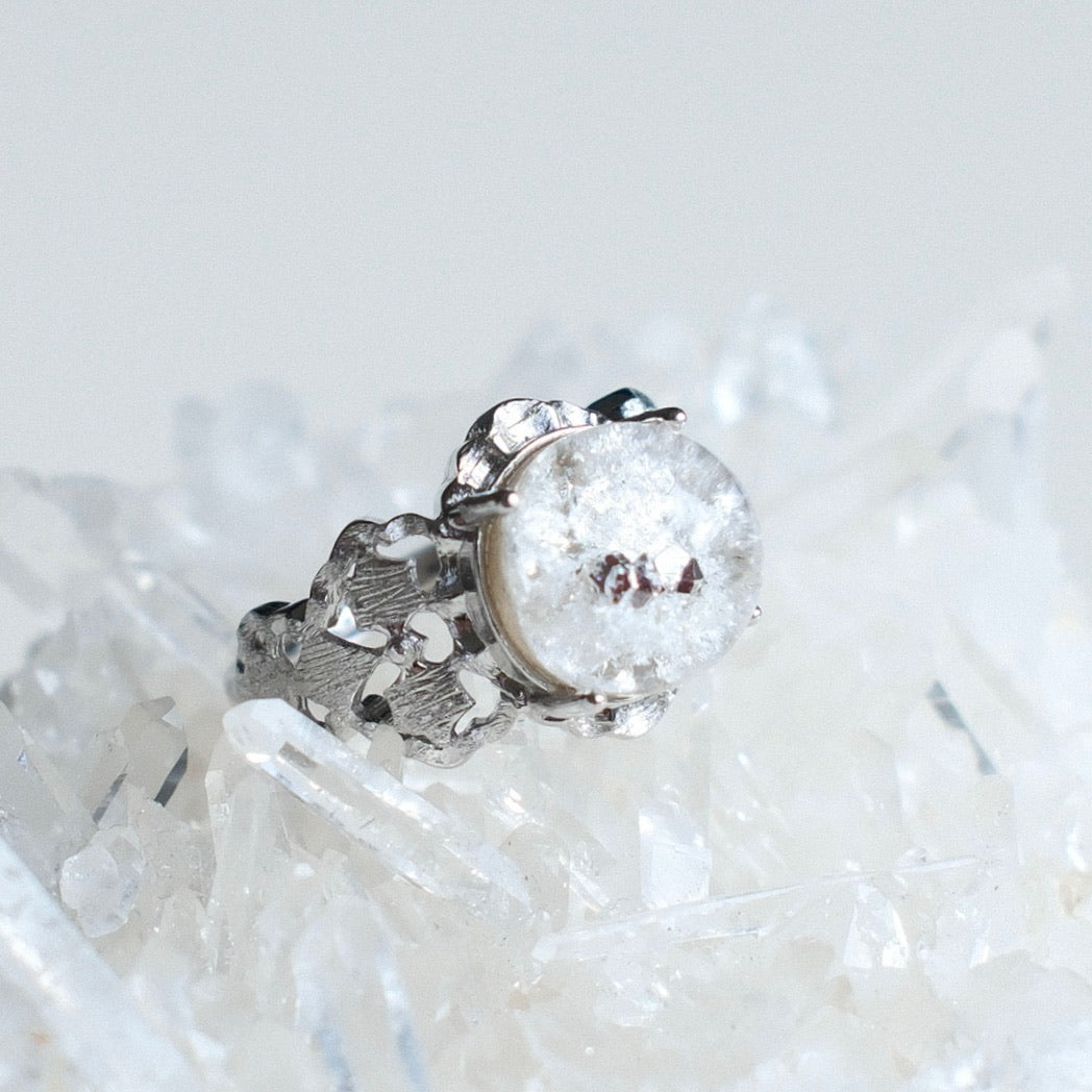 Rutilated Quartz Ring