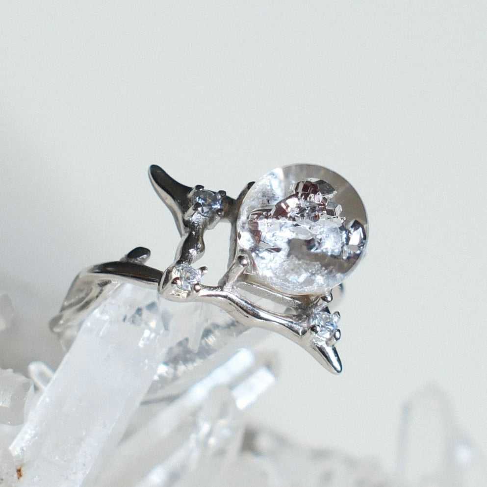 Rutilated Quartz Ring