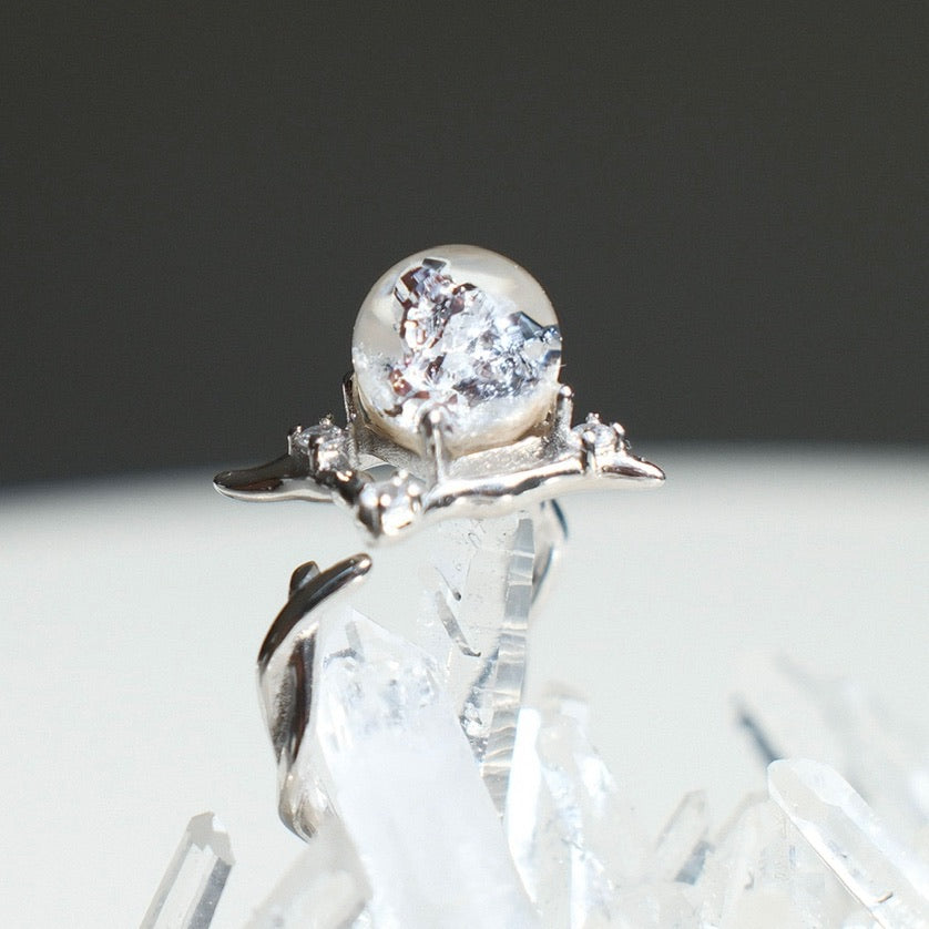 Rutilated Quartz Ring