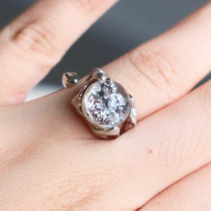 Rutilated Quartz Ring
