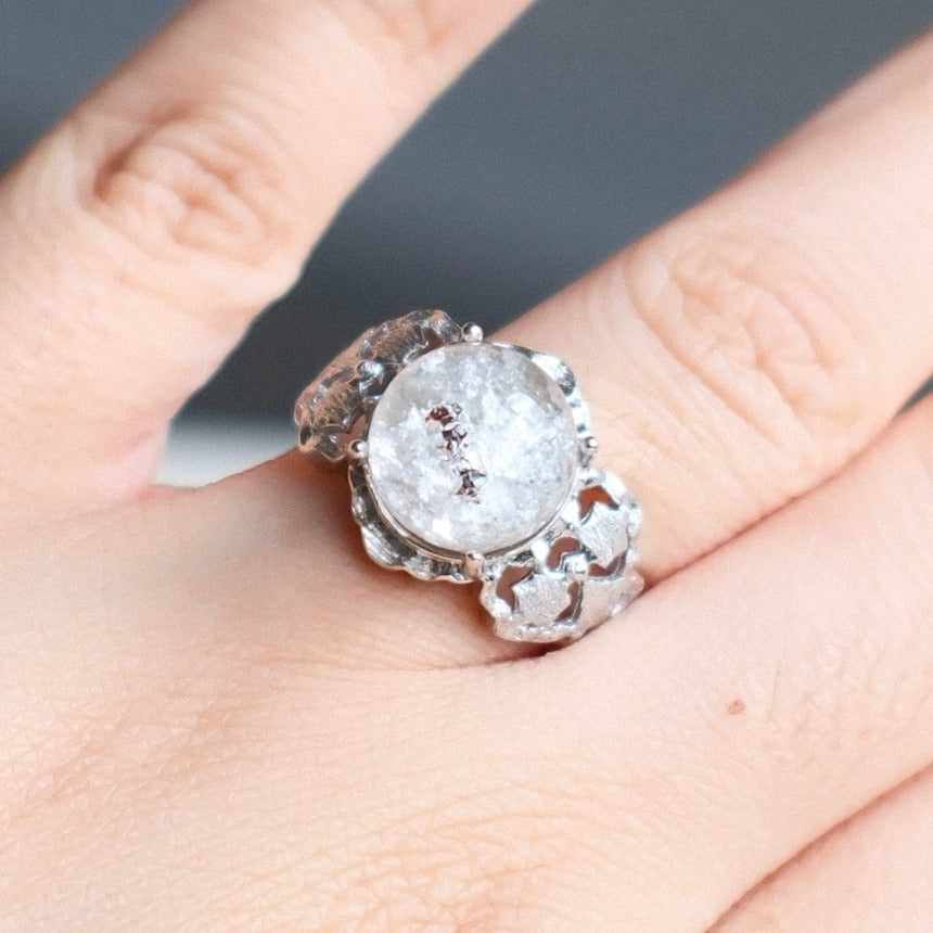Rutilated Quartz Ring