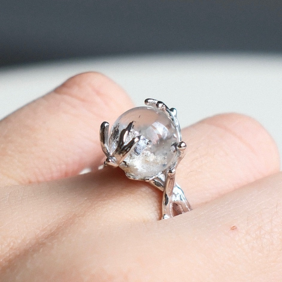Rutilated Quartz Ring