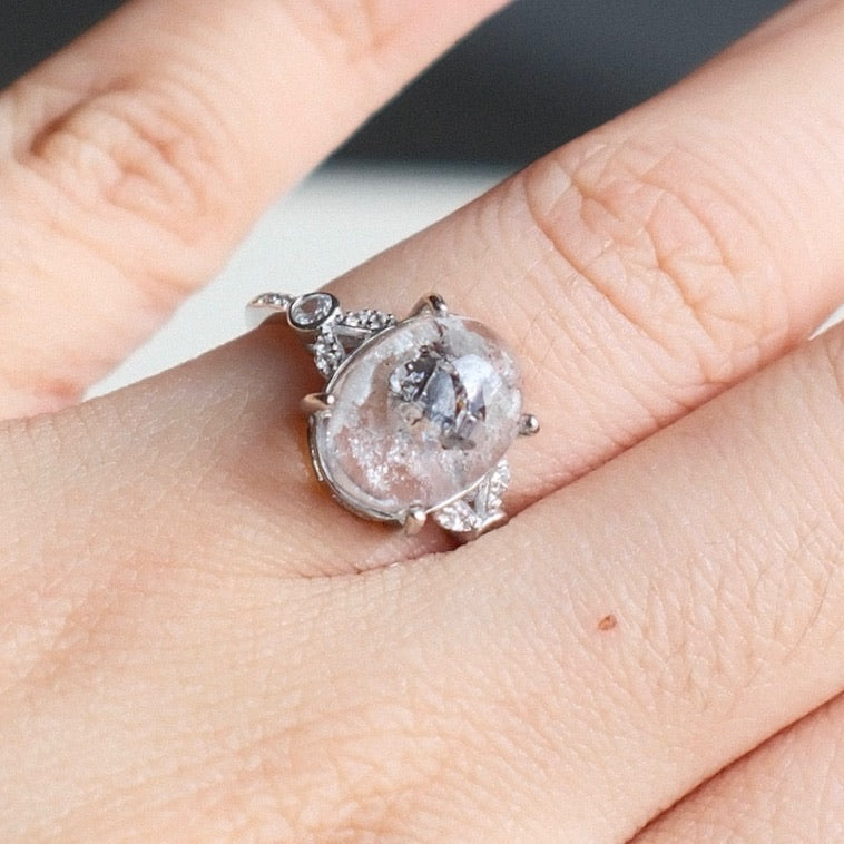 Rutilated Quartz Ring