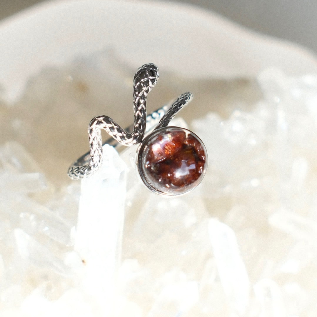 Rutilated Quartz Ring