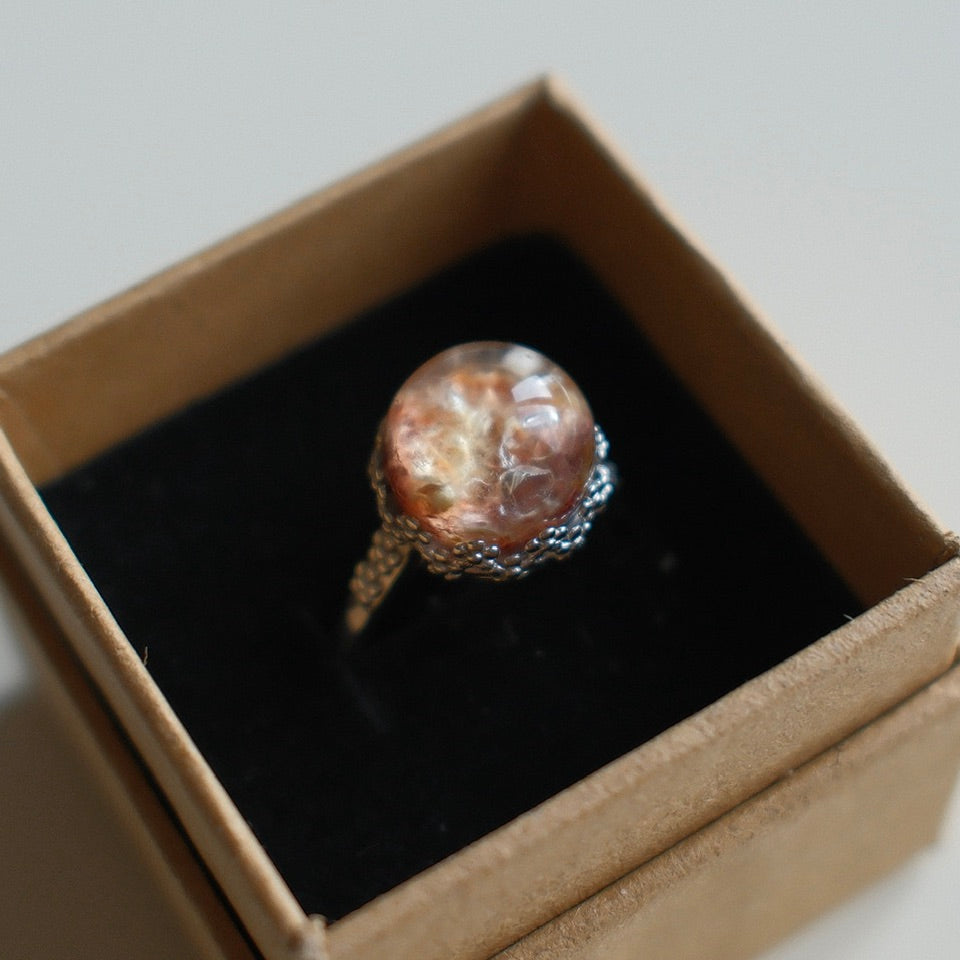 Natural Unique Rutilated Quartz Ring