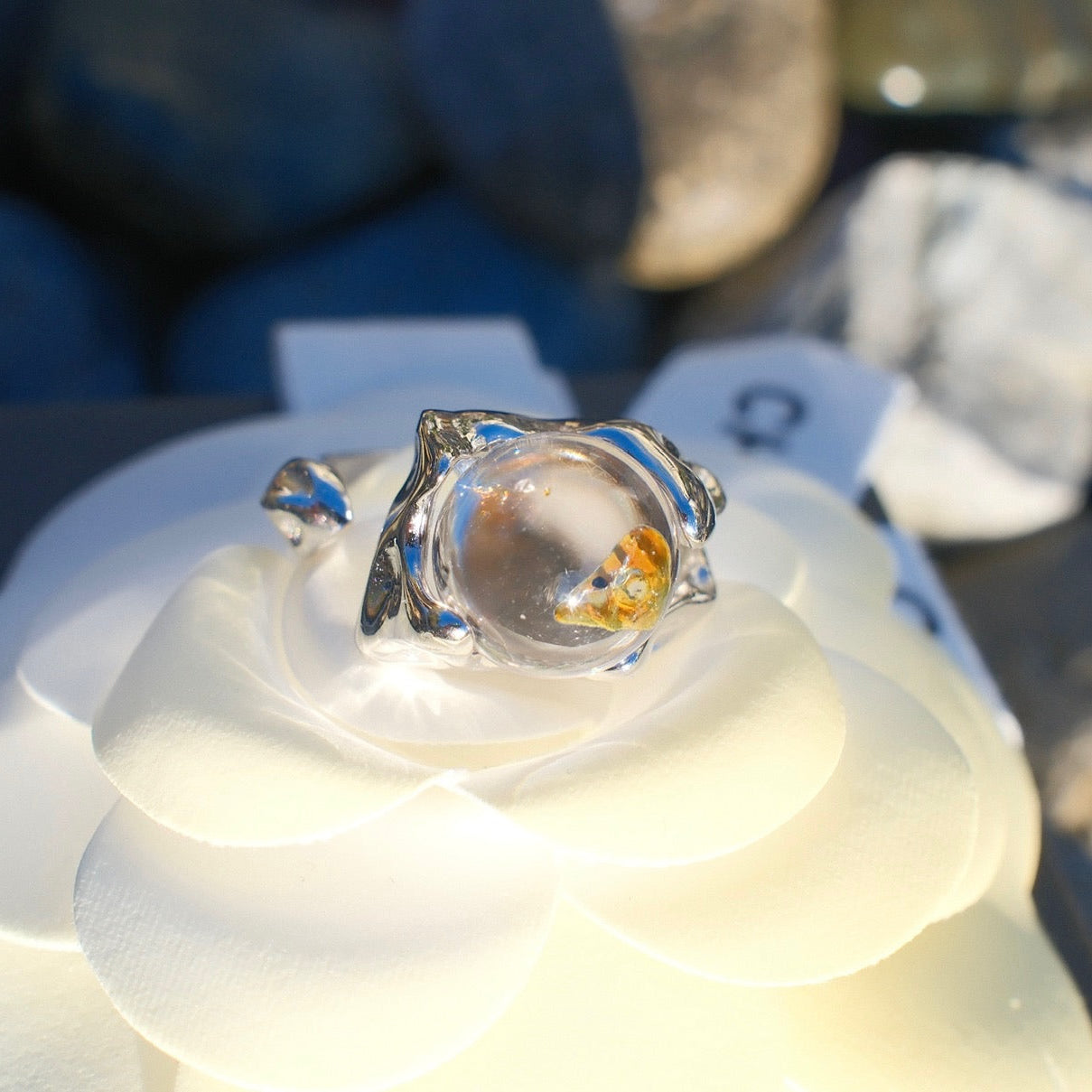 Petroleum Quartz Ring