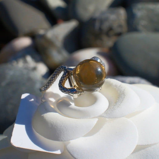 Natural Citrine Ring