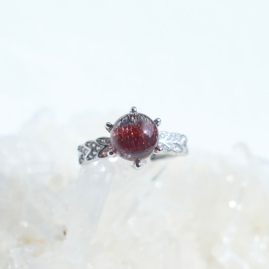 Super Seven Quartz Ring