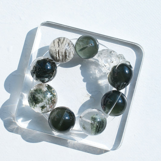 Green Phantom Quartz Bracelet