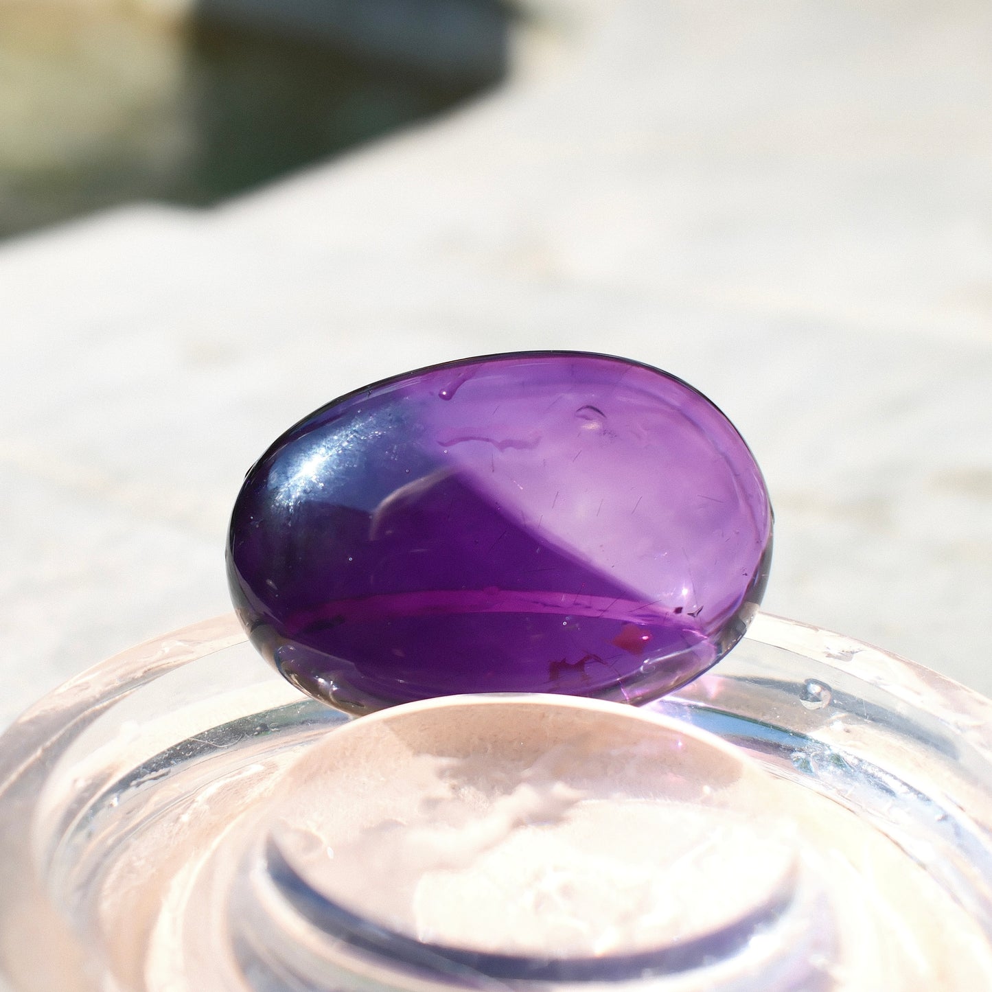 Madagascar Amethyst Palm Stone