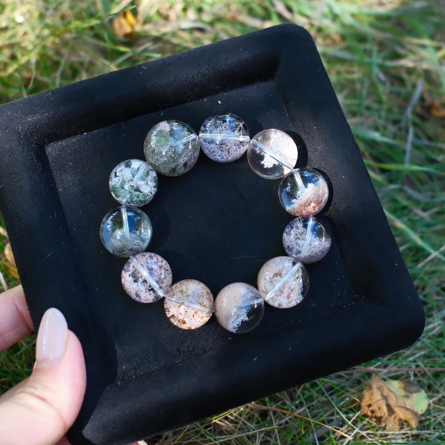 Vivid Phantom Quartz Bracelet