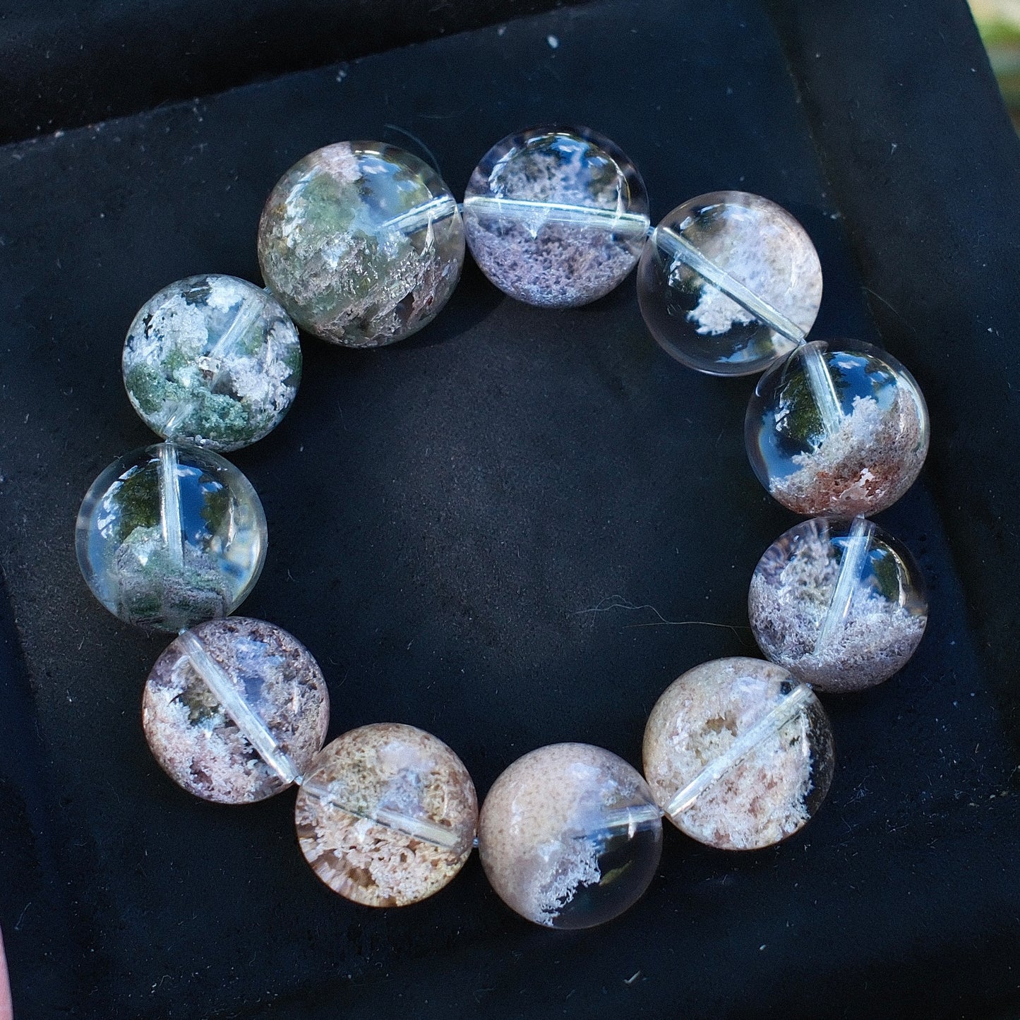 Vivid Phantom Quartz Bracelet