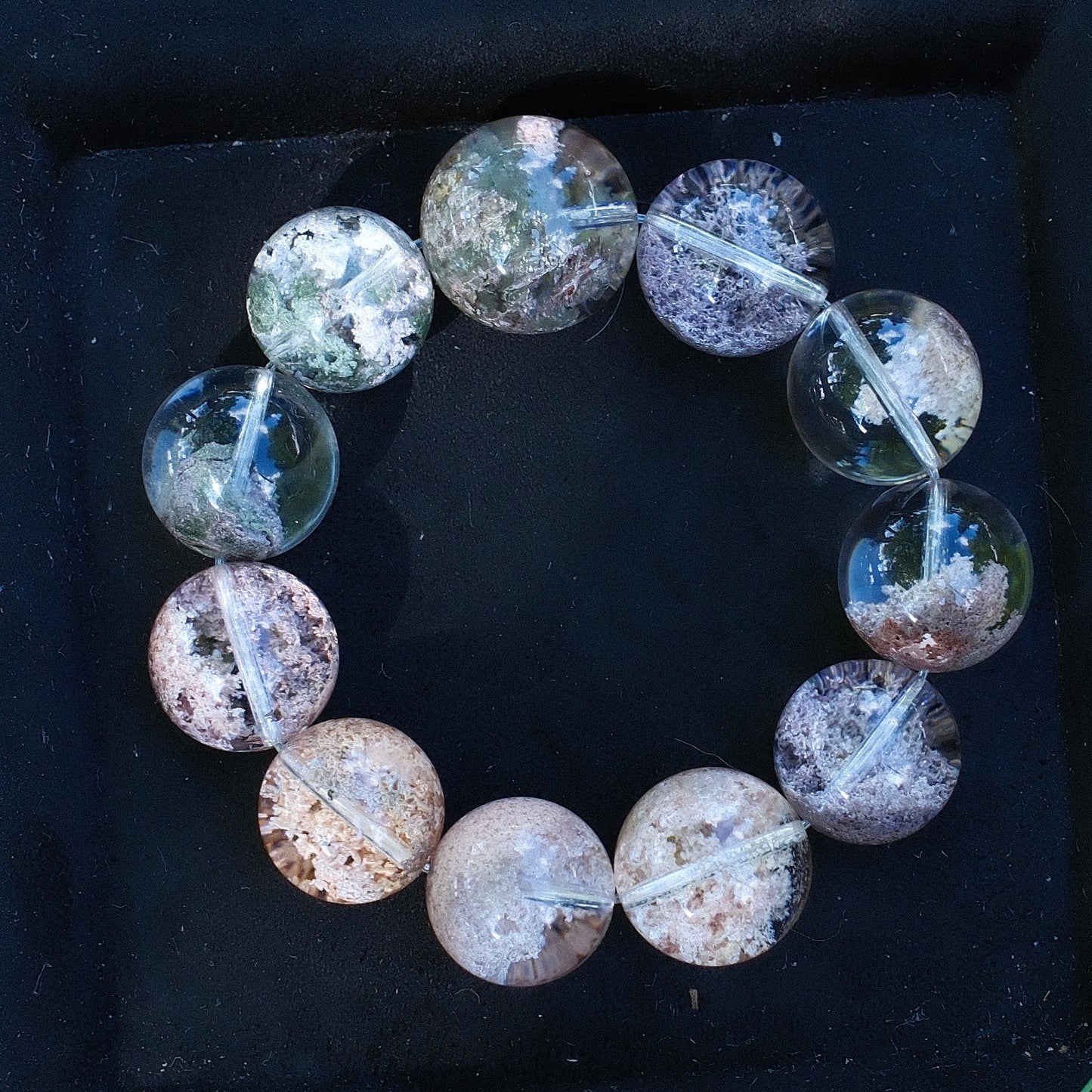 Vivid Phantom Quartz Bracelet